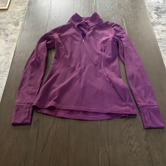 lululemon athletica Tops - LuLulemon purple/violet pullover size 8
